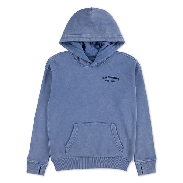 Abercrombie & Fitch Kids Sunfaded Pullover – Moonlight Blue for barn - Brobrobrille