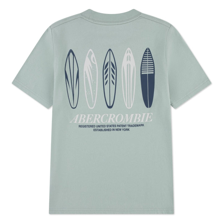 Abercrombie & Fitch Kids Surfs Up T - skjorte – Silt Green for barn - Brobrobrille