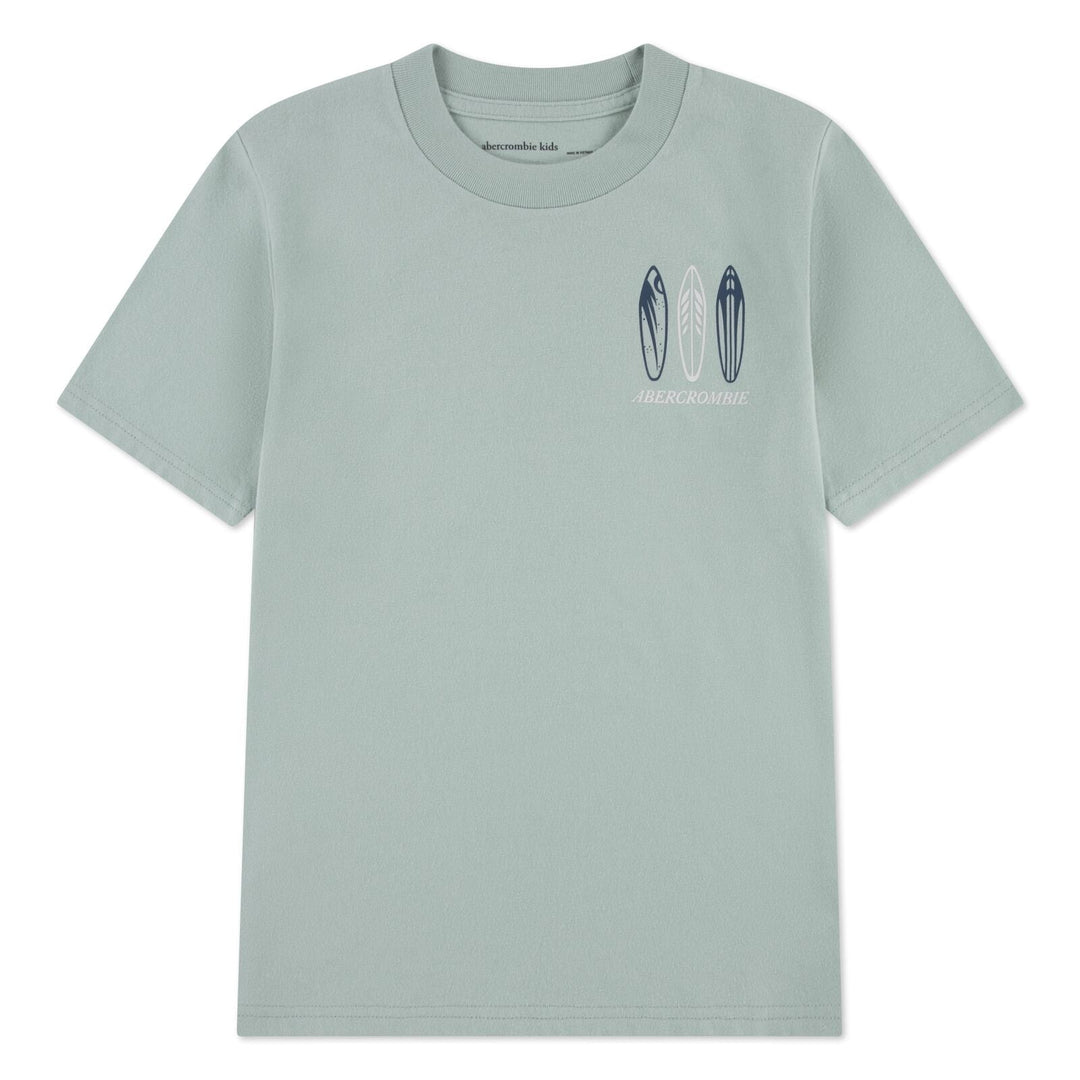 Abercrombie & Fitch Kids Surfs Up T - skjorte – Silt Green for barn - Brobrobrille