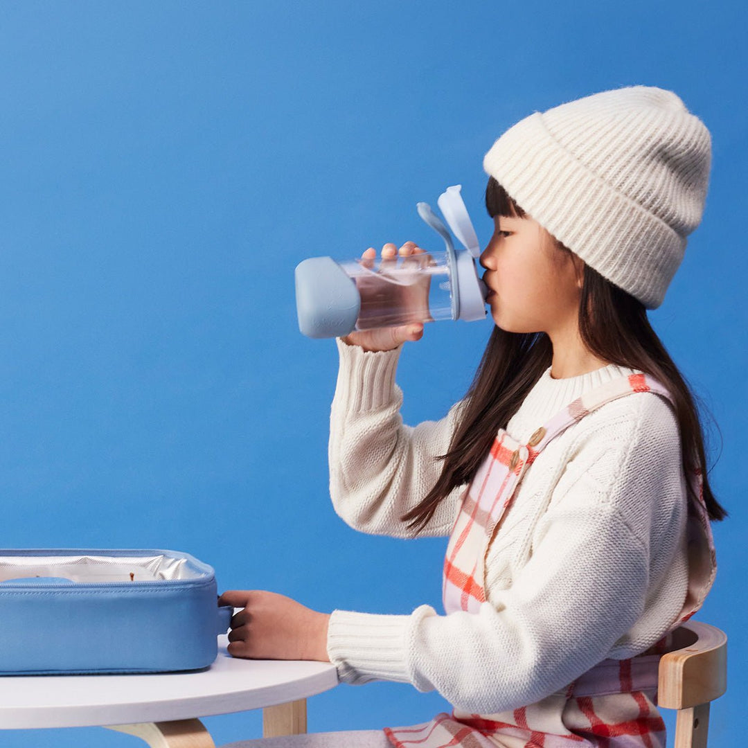 b.box Drikkeflaske Sport 450 ml - Blå for barn - Brobrobrille