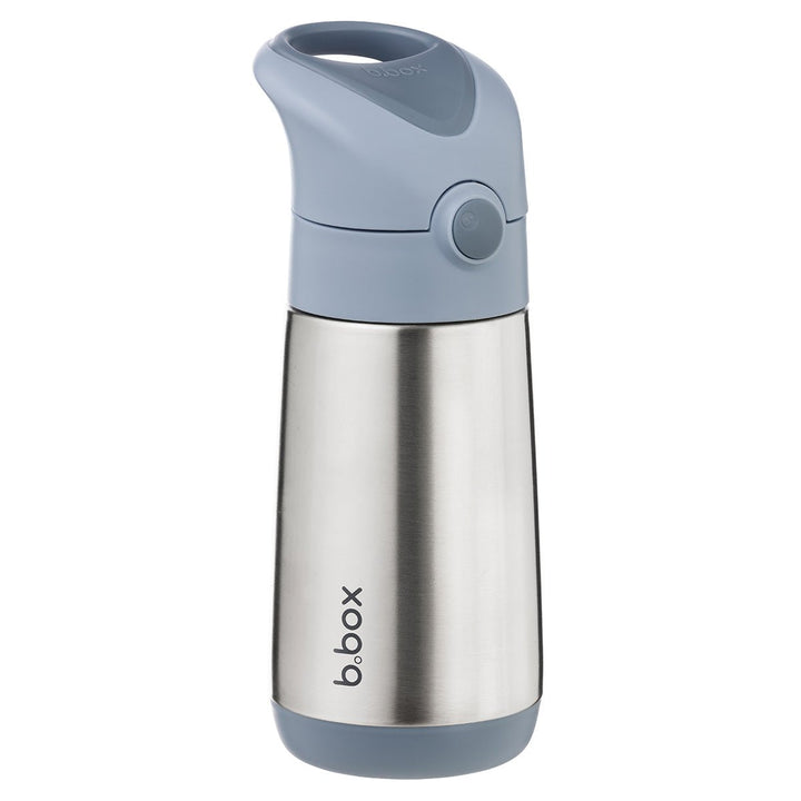 b.box Isolert Sugerørflaske 350 ml - Blå for barn - Brobrobrille