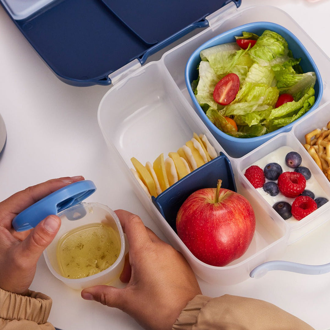 b.box Snack Tubs 3pk - Blå for barn - Brobrobrille