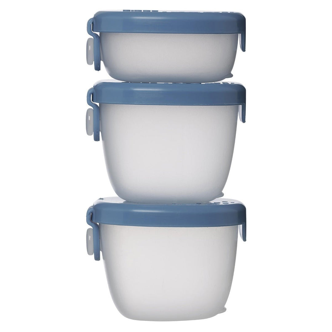 b.box Snack Tubs 3pk - Blå for barn - Brobrobrille