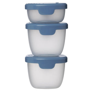 b.box Snack Tubs 3pk - Blå for barn - Brobrobrille
