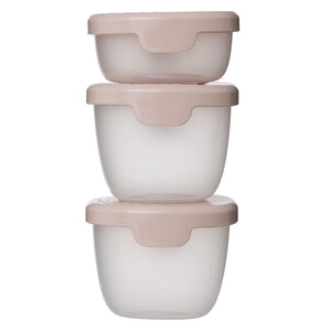 b.box Snack Tubs 3pk - Rosa for barn - Brobrobrille
