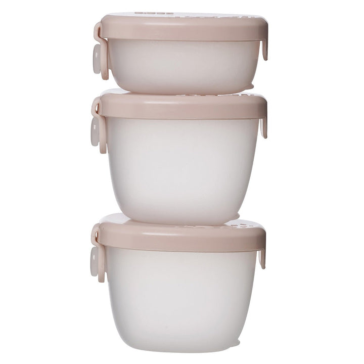 b.box Snack Tubs 3pk - Rosa for barn - Brobrobrille