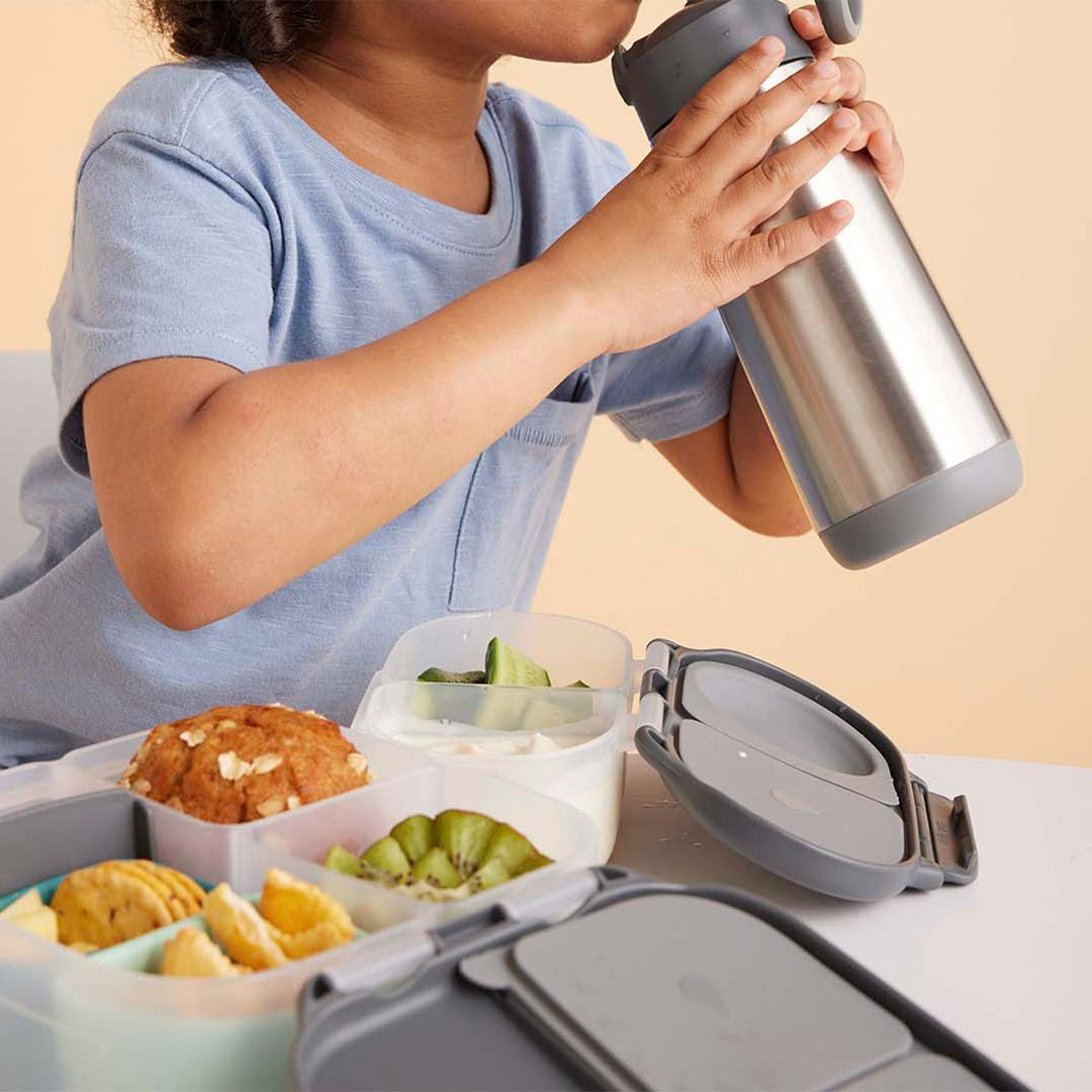 b.box Snackboks - Graphite for barn - Brobrobrille