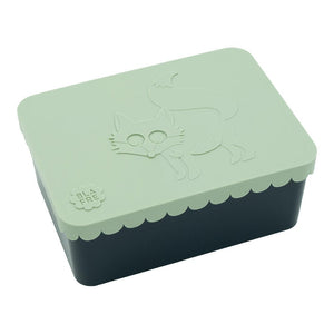 Blafre matboks i plast ett rom – Rev Lys grønn/Marineblå for barn - Brobrobrille