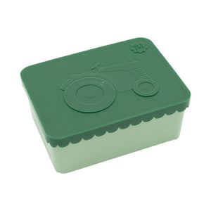 Blafre matboks i plast ett rom – Traktor Mørk grønn for barn - Brobrobrille