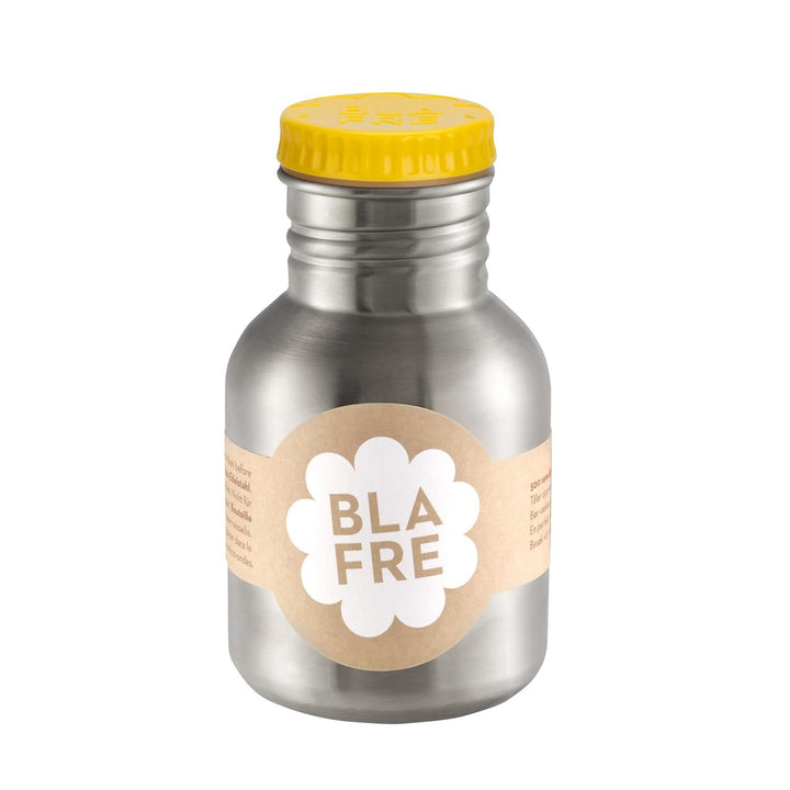 Blafre stålflaske 300ml - Gul for barn - Brobrobrille