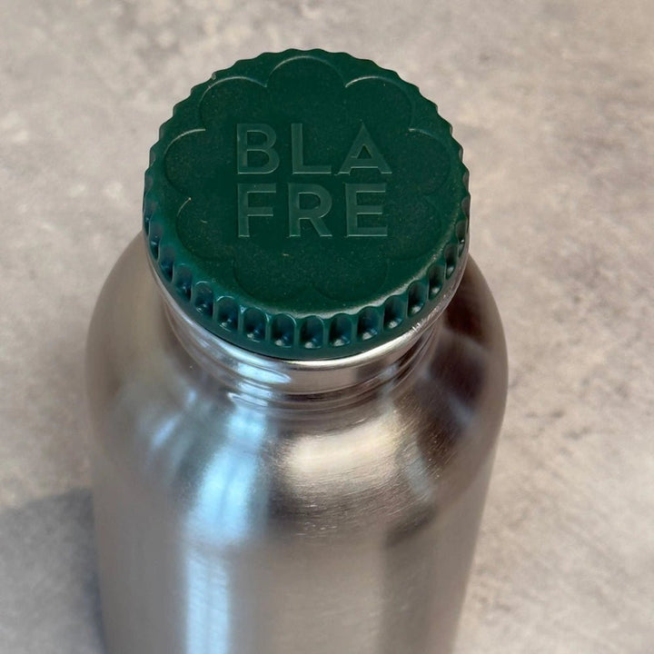 Blafre stålflaske 500 ml – Mørk Grønn for barn - Brobrobrille