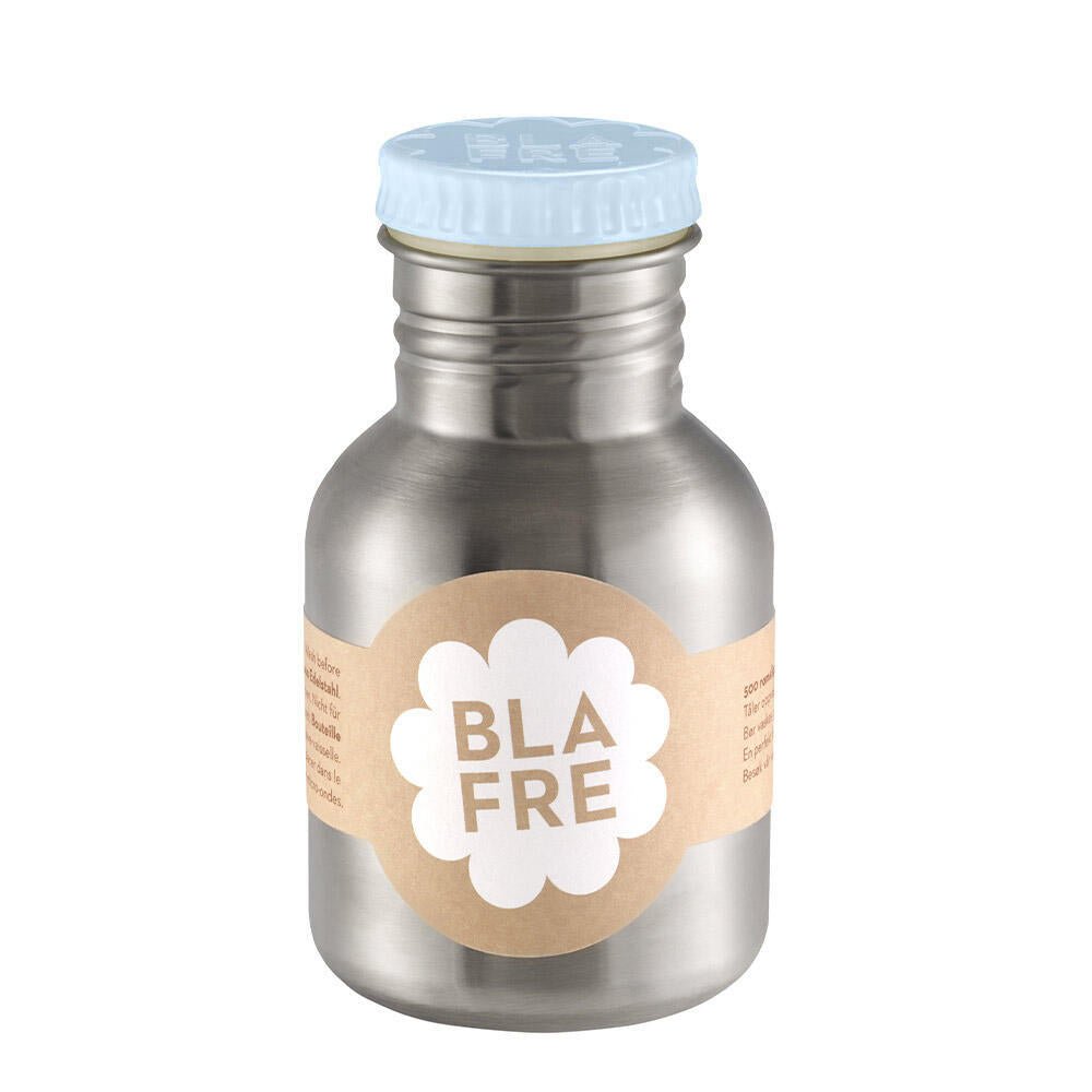 Blafre stålflaske 300 ml – Himmelblå for barn - Brobrobrille