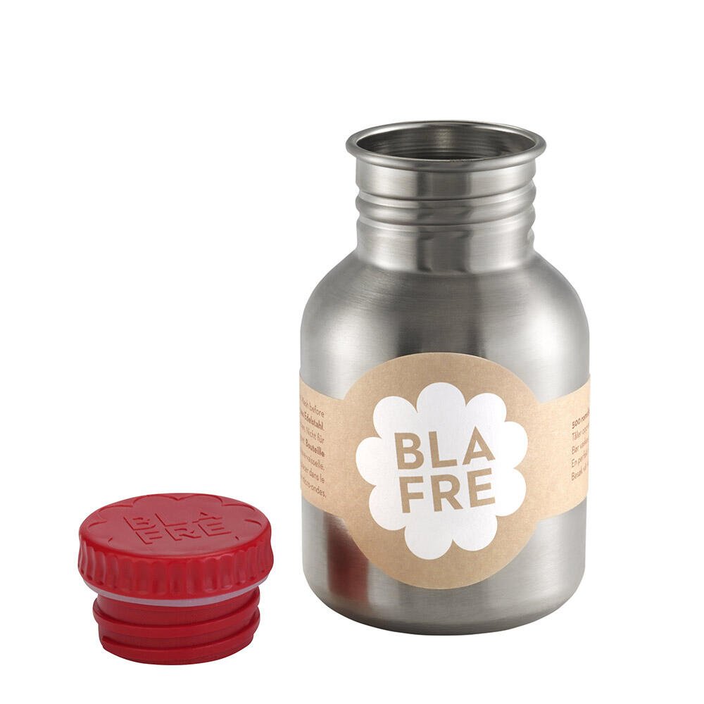 Blafre stålflaske 300 ml – Rød for barn - Brobrobrille