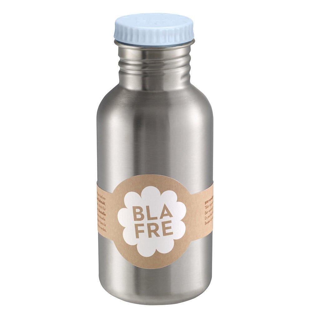 Blafre stålflaske 500 ml – Himmelblå for barn - Brobrobrille