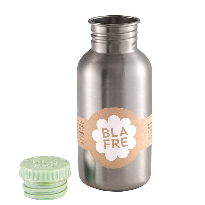 Blafre stålflaske 500 ml – Lys grønn for barn - Brobrobrille