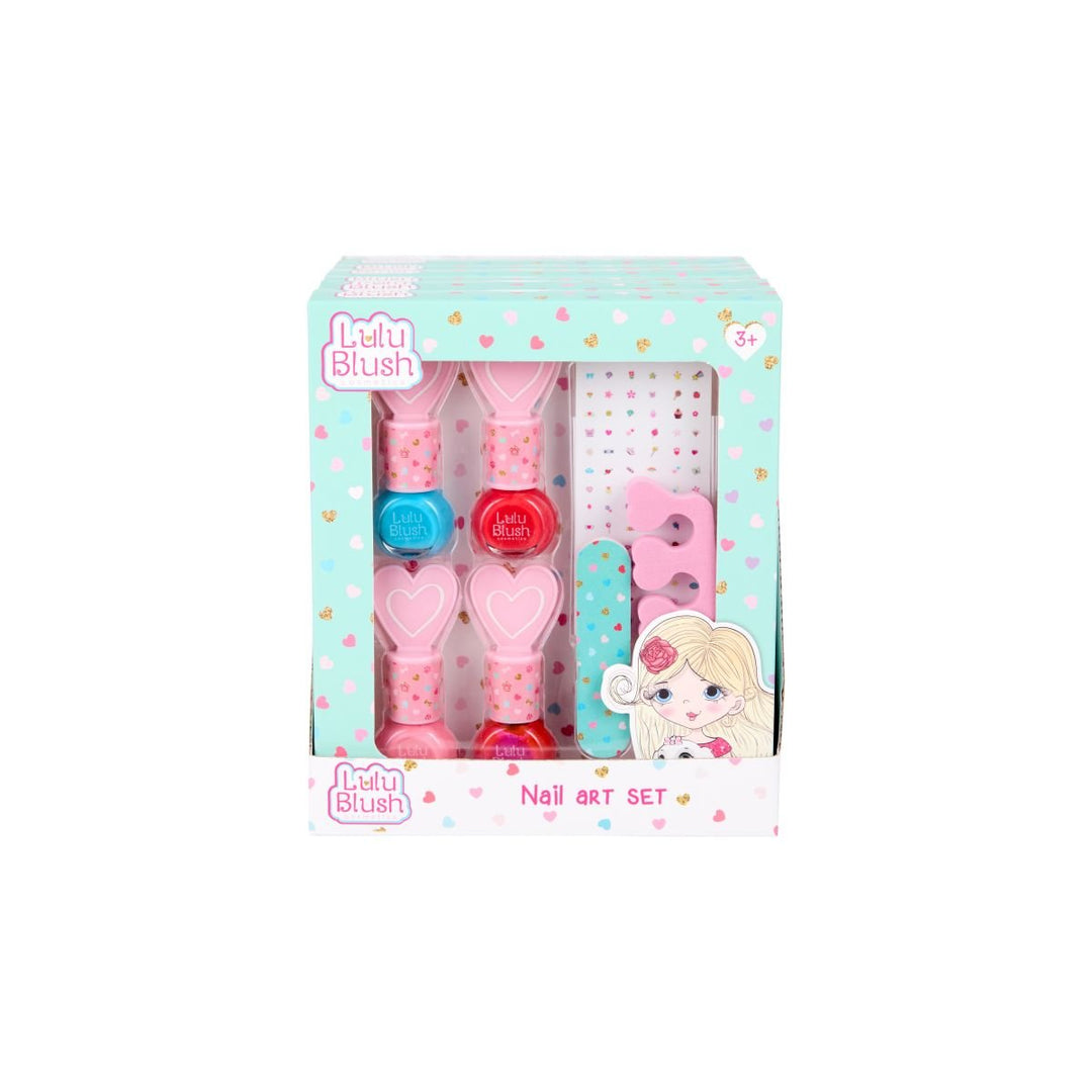 Create It! Nail Art Sett – Lulu Blush Neglekunst for barn for barn - Brobrobrille