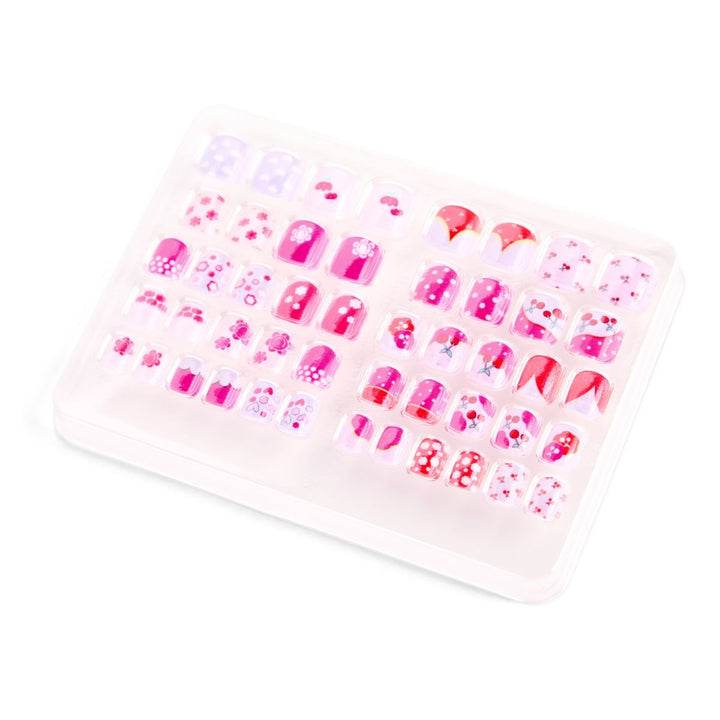 Create It! Selvklebende Negler 4 - pakning – Fargerike kunstnegler for barn for barn - Brobrobrille