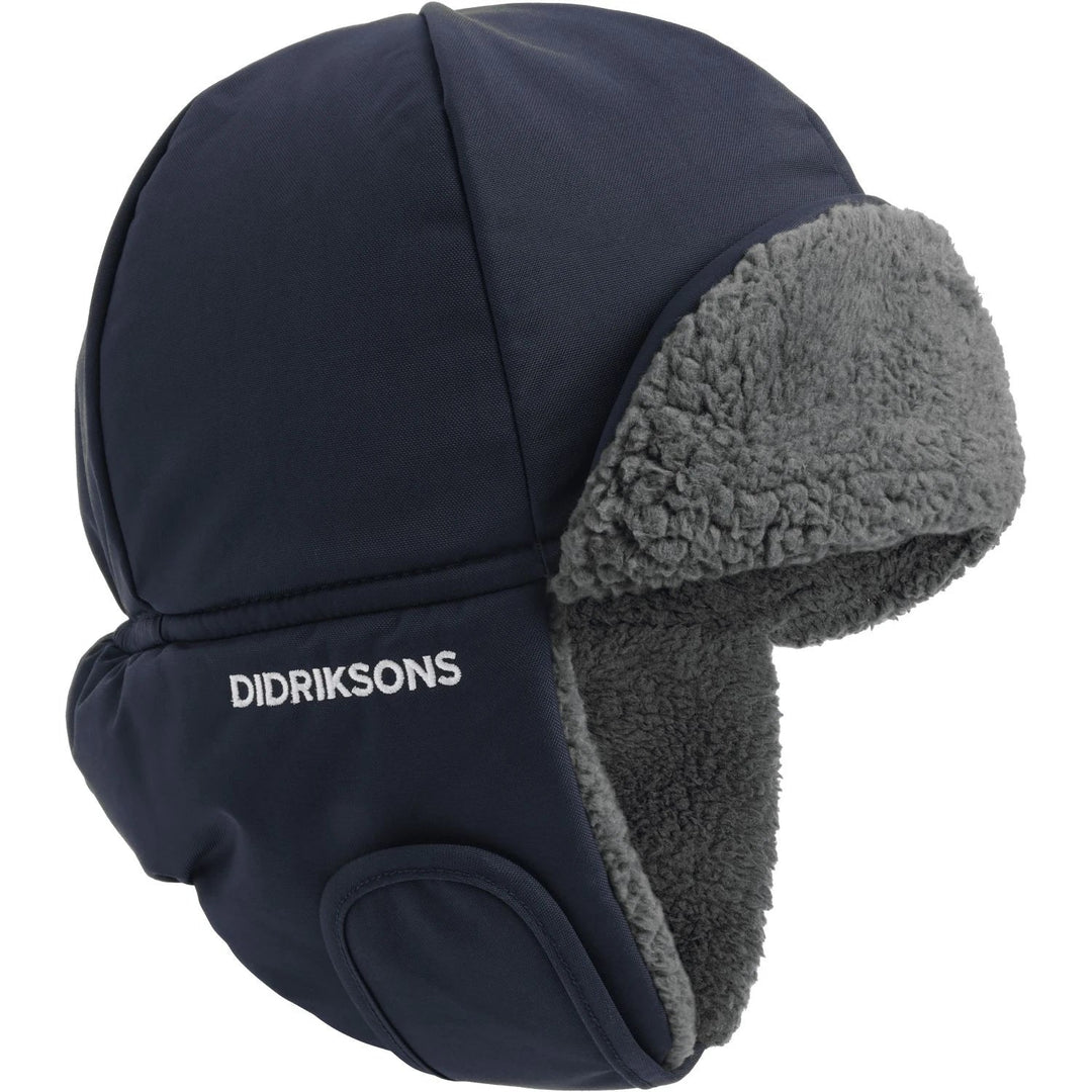 Didriksons Biggles Kids' Cap vinterlue for barn - Navy for barn - Brobrobrille