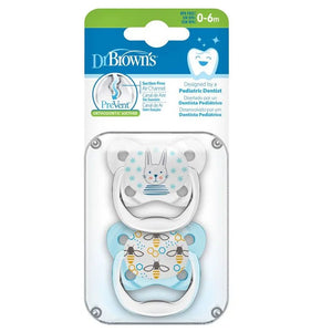 Dr. Brown’s Butterfly Smokk 0–6 mnd – 2 - pakning Blå for barn - Brobrobrille