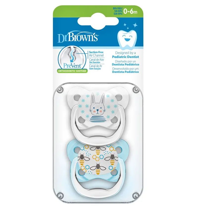 Dr. Brown’s Butterfly Smokk 0–6 mnd – 2 - pakning Blå for barn - Brobrobrille