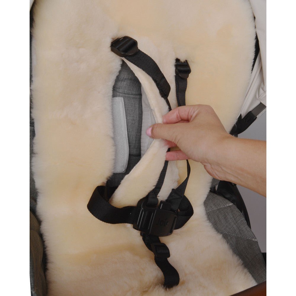 Easygrow Lammeskinn Inlay til barnevogn – Off - White for barn - Brobrobrille