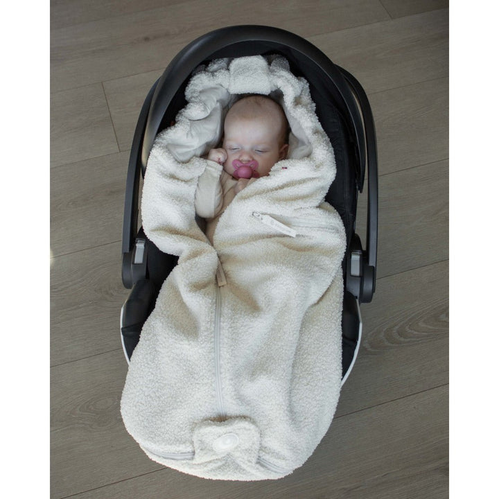 Easygrow Lyng Mini Teddy Bilstolpose - Ivory for barn - Brobrobrille