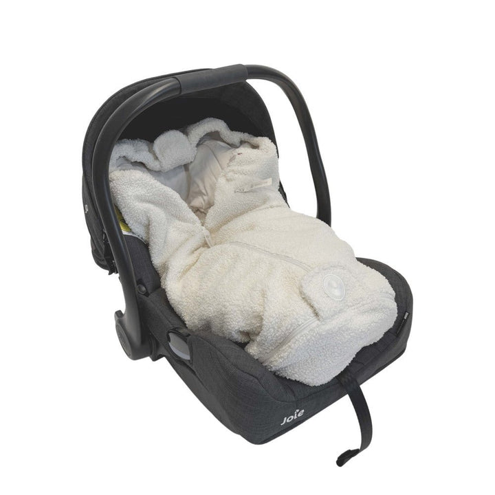 Easygrow Lyng Mini Teddy Bilstolpose - Ivory for barn - Brobrobrille