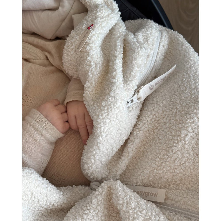 Easygrow Lyng Mini Teddy Bilstolpose - Ivory for barn - Brobrobrille