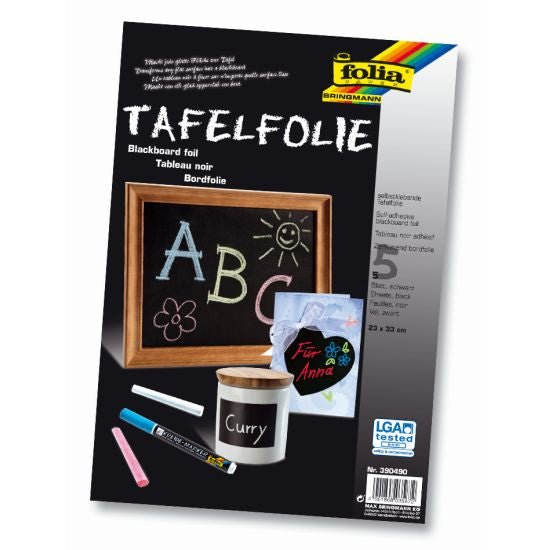 Folia Krittavleark med Lim – 23 x 33 cm - 5 - pakning for barn - Brobrobrille