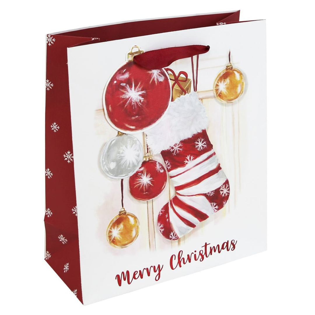 Gavepose Jul Julestrømpe – 21×25×10 cm for barn - Brobrobrille