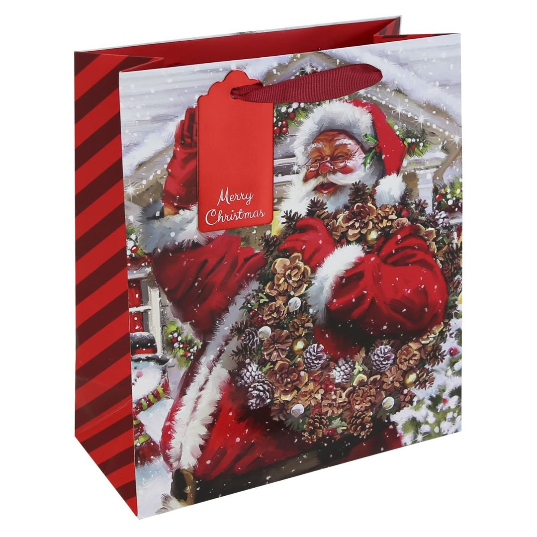 Gavepose Jul Santa – 21×25×10 cm for barn - Brobrobrille