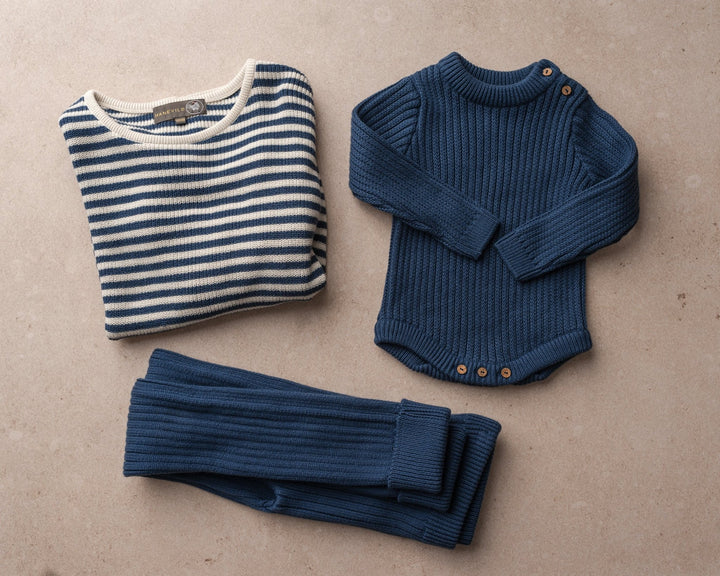 Hanevild Albert Romper - Ensign Blue for barn - Brobrobrille