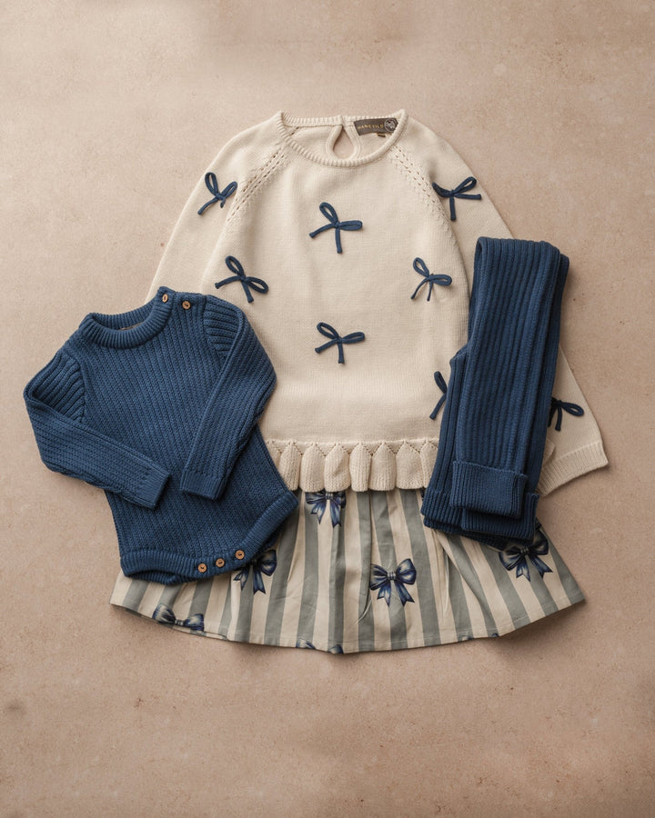 Hanevild Albert Romper - Ensign Blue for barn - Brobrobrille