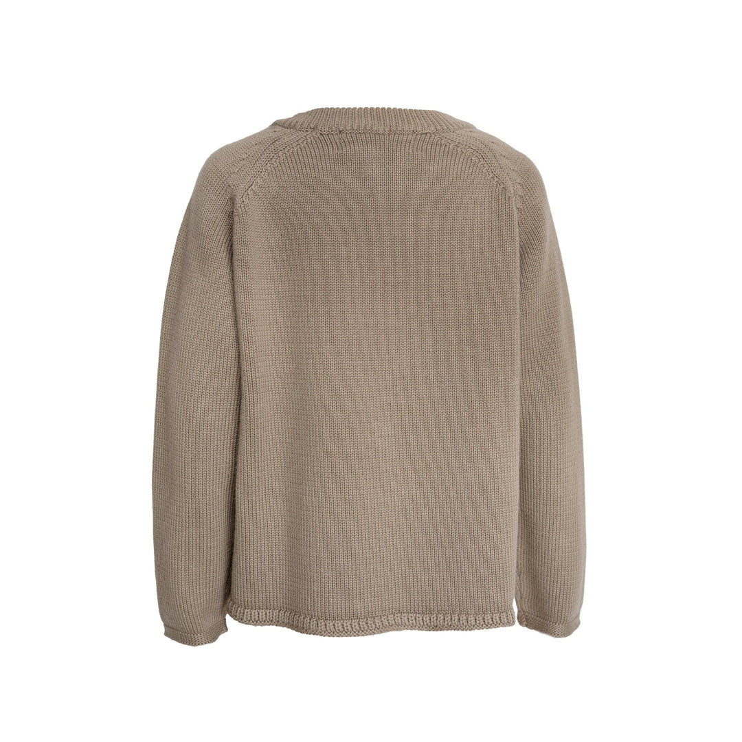 Hanevild Fall genser i økologisk bomull – Coriander for barn - Brobrobrille