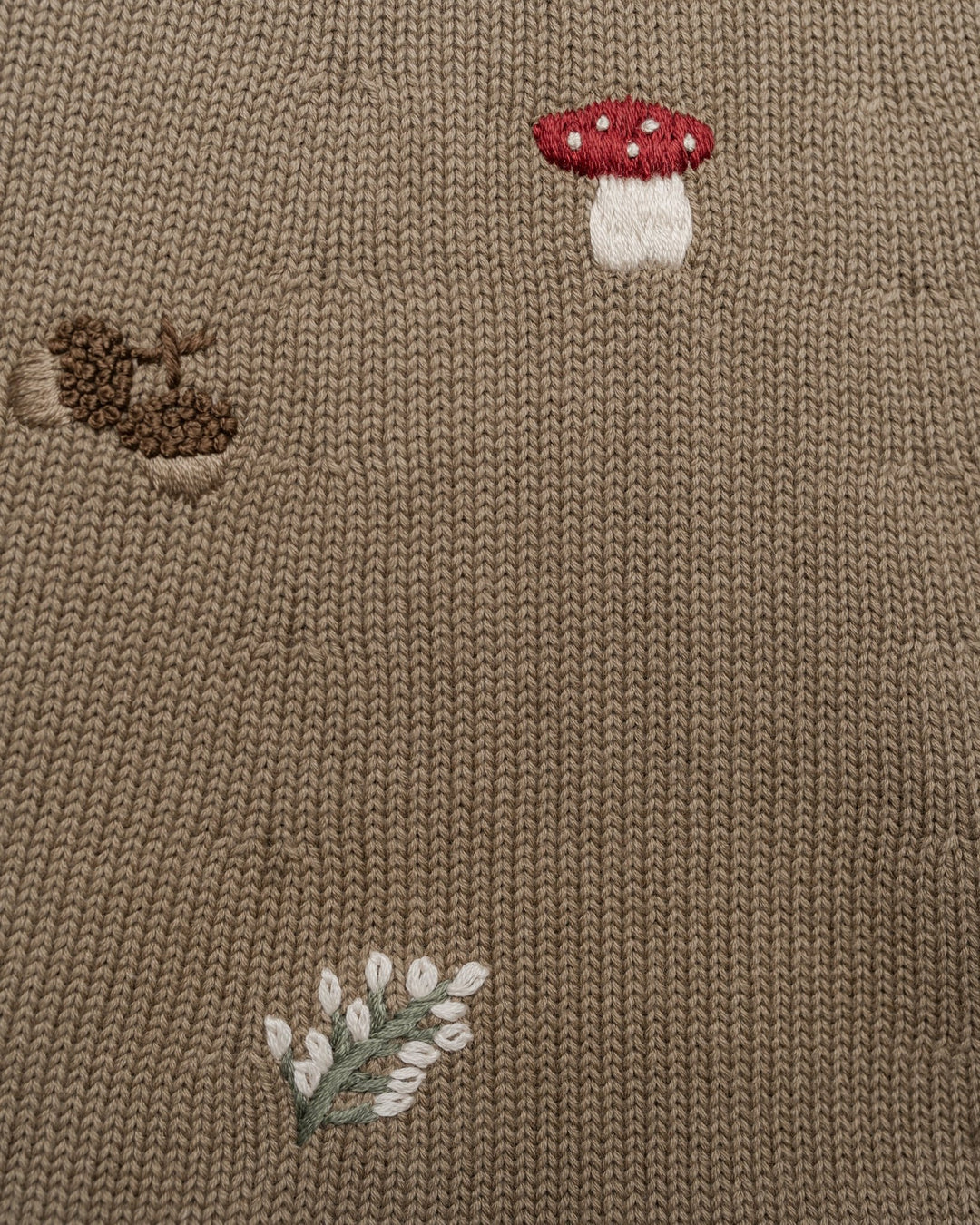 Hanevild Fall genser i økologisk bomull – Coriander for barn - Brobrobrille