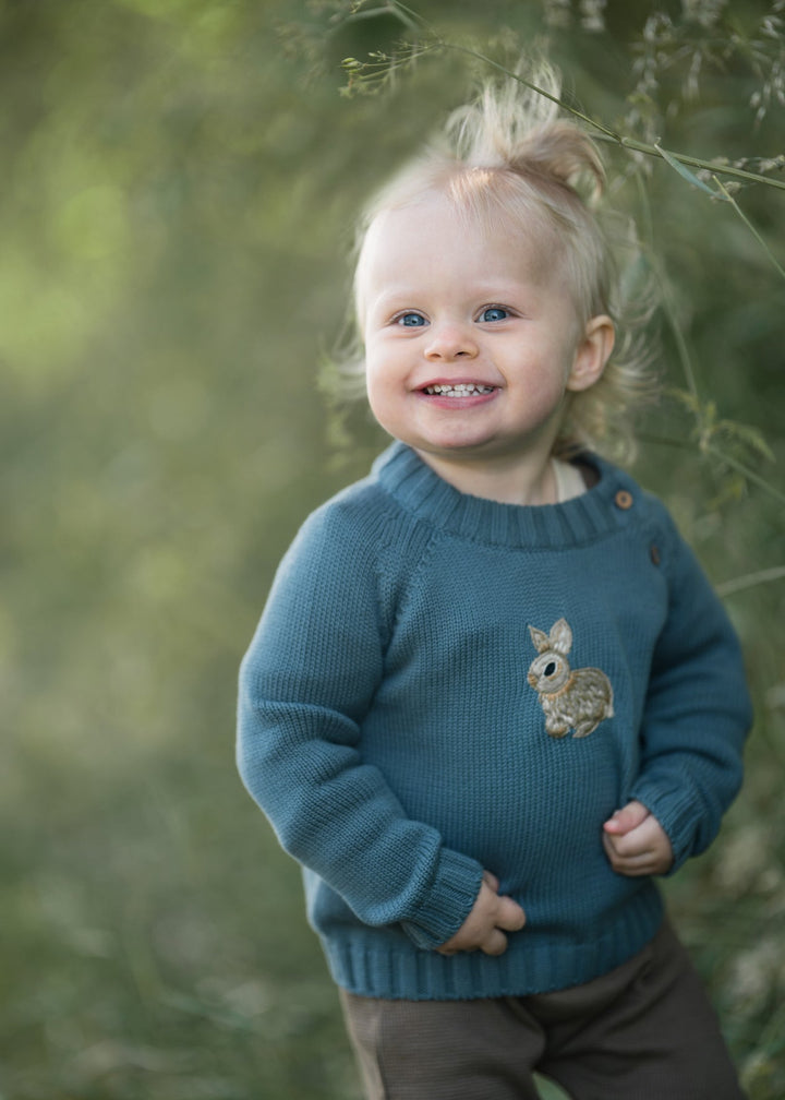 Hanevild Linus Genser - Stormy Weather for barn - Brobrobrille