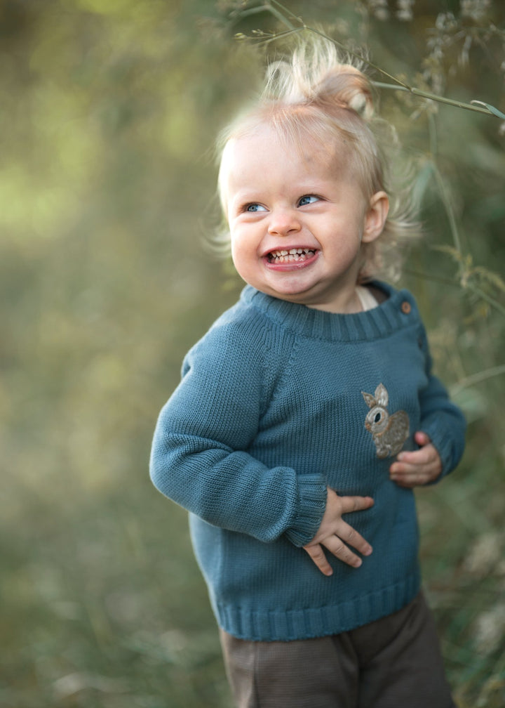 Hanevild Linus Genser - Stormy Weather for barn - Brobrobrille