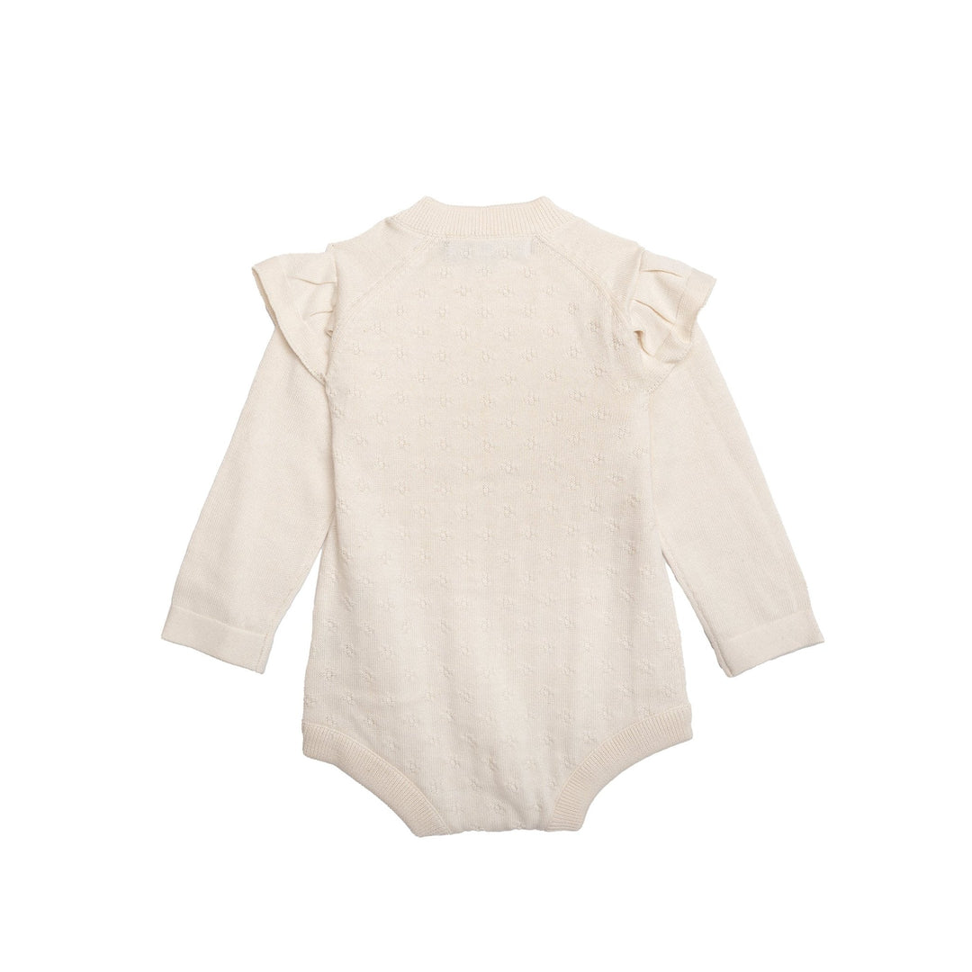 Hanevild Lucy romper body – Ivory for barn - Brobrobrille