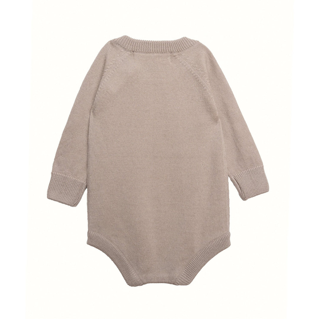 Hanevild Martin Romper - Cream Oatmeal for barn - Brobrobrille
