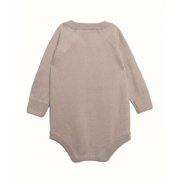 Hanevild Martin Romper - Cream Oatmeal for barn - Brobrobrille