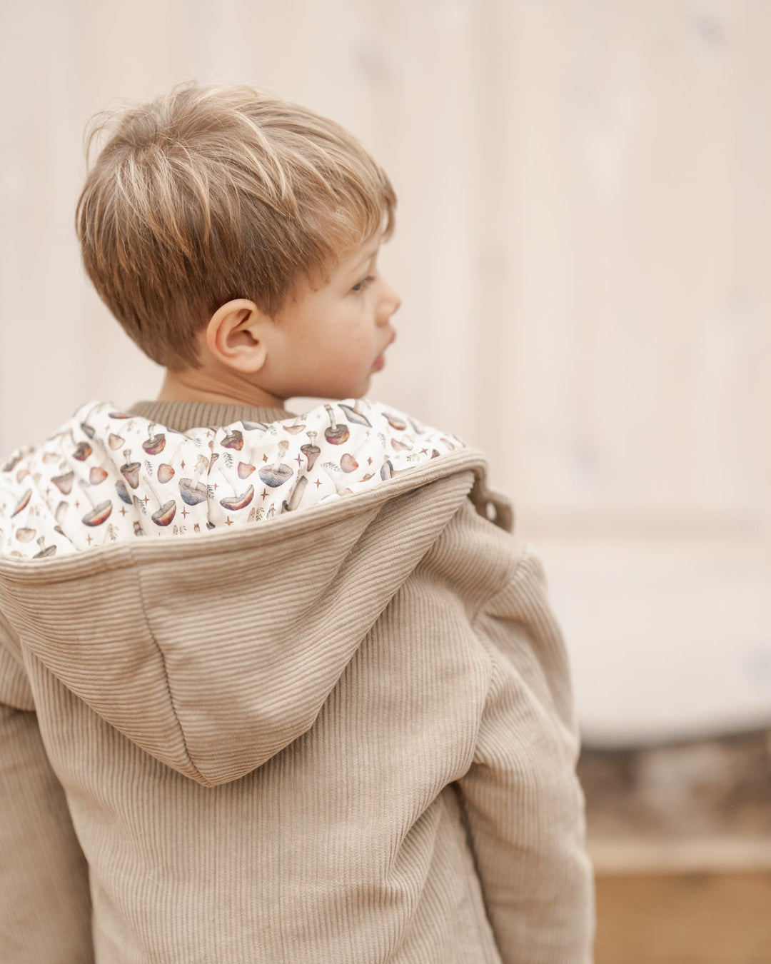 Hanevild Mushroom jakke i økologisk bomull – Coriander for barn - Brobrobrille