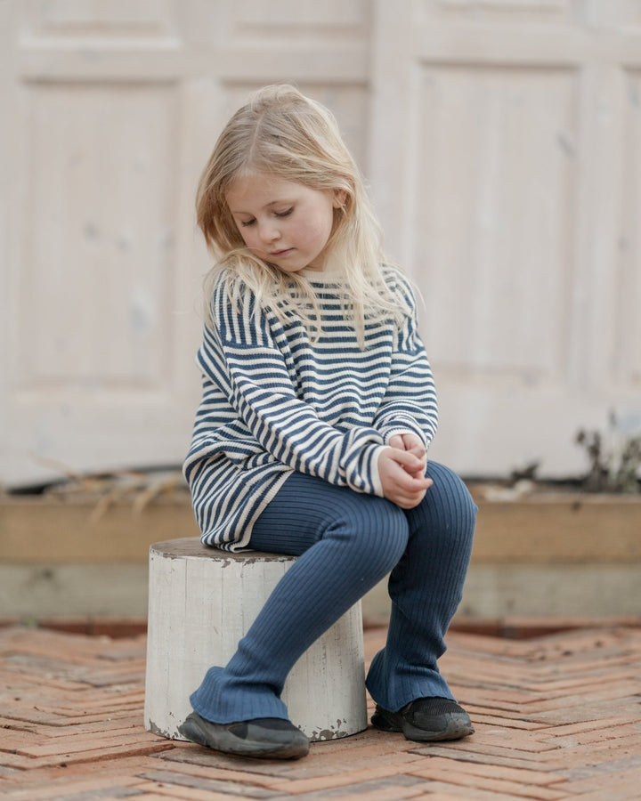 Hanevild Tilde Leggings - Ensign Blue for barn - Brobrobrille