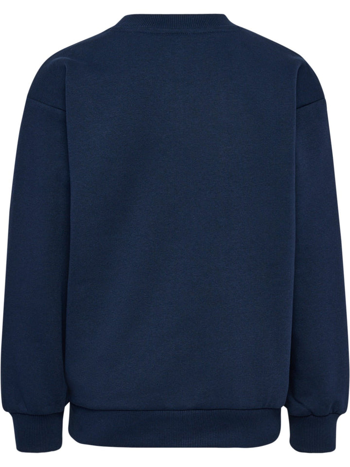 Hummel JR Loose Genser Bee – Dress Blues for barn - Brobrobrille
