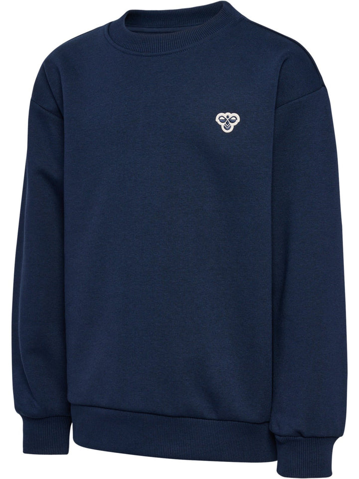 Hummel JR Loose Genser Bee – Dress Blues for barn - Brobrobrille