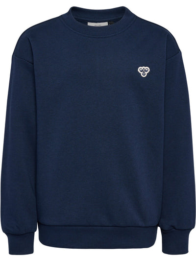 Hummel JR Loose Genser Bee – Dress Blues for barn - Brobrobrille