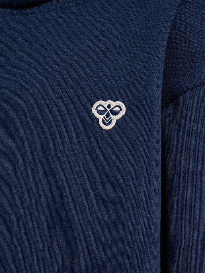 Hummel JR Loose Hettegenser Bee – Dress Blues for barn - Brobrobrille