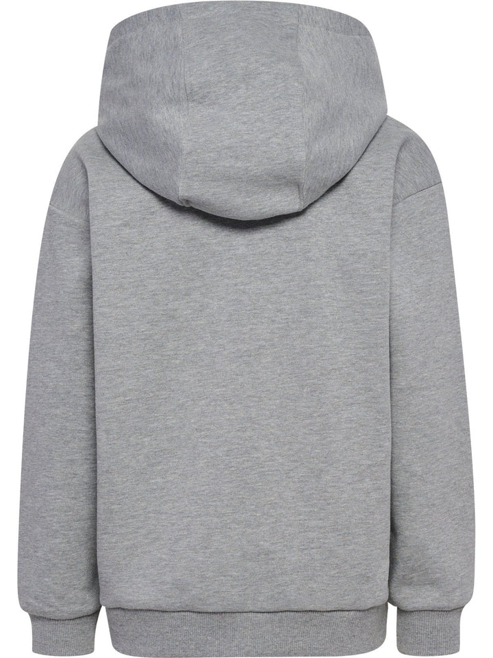 Hummel JR Loose Hettegenser Bee – Grey Melange for barn - Brobrobrille