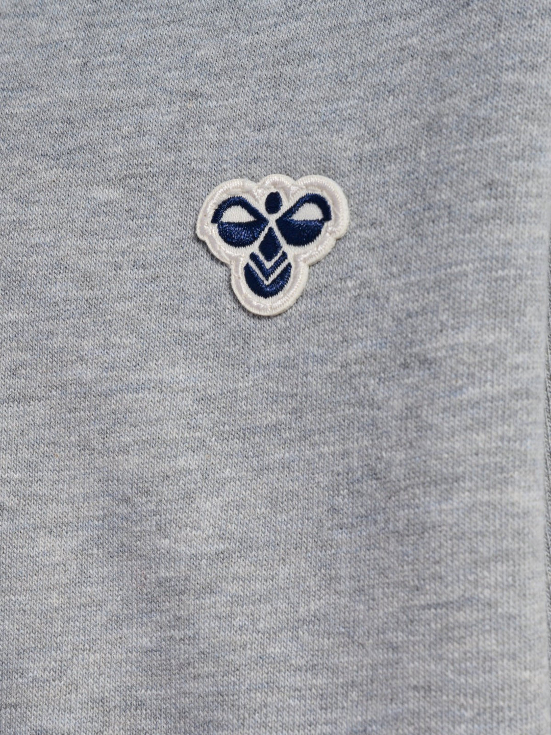 Hummel JR Loose Hettegenser Bee – Grey Melange for barn - Brobrobrille