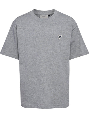 Hummel JR Loose T - skjorte Bee – Grey Melange for barn - Brobrobrille