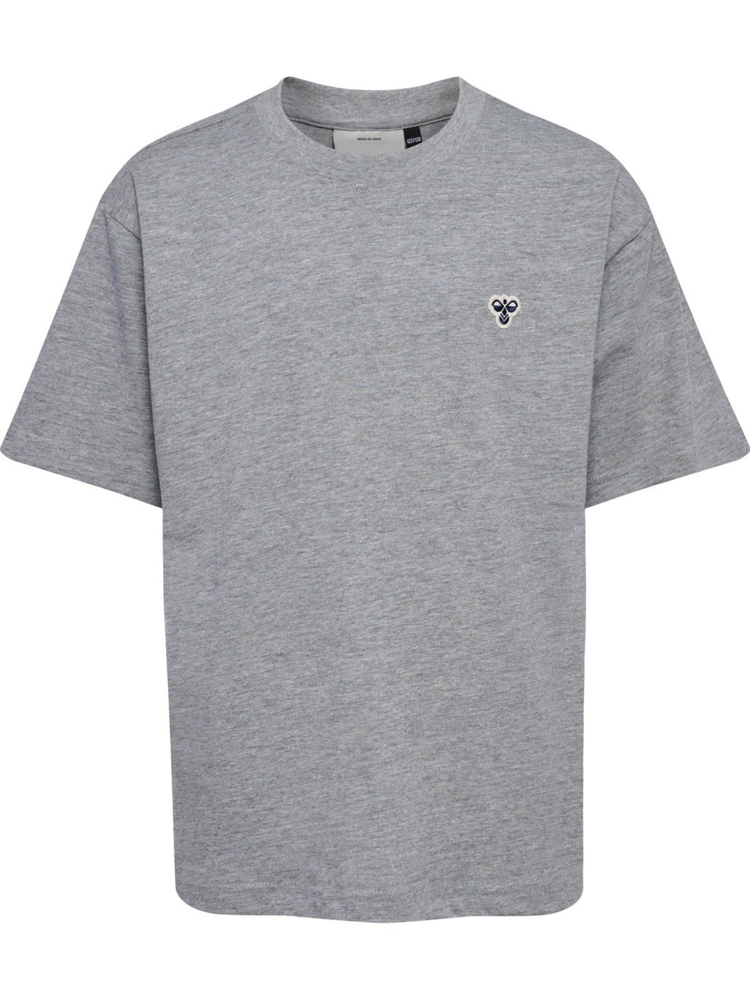 Hummel JR Loose T - skjorte Bee – Grey Melange for barn - Brobrobrille